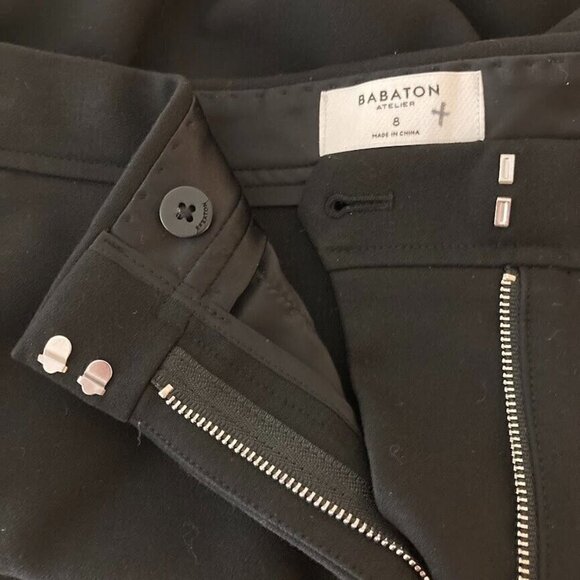 Babaton Allegory Mid-Rise Tailored Joggers Black Size 8 - Picture 12 of 14